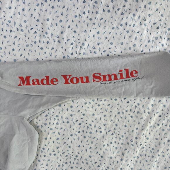 The Mayfair Group "Made You Smile" Sweatpants in Grey - Picture 3 of 4